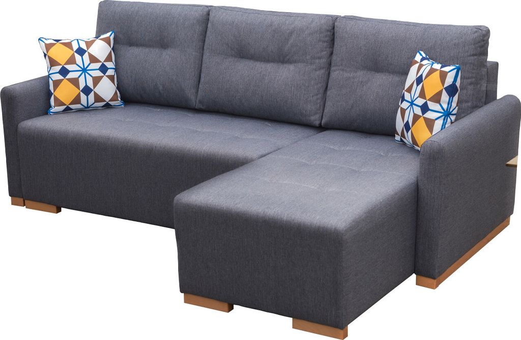 Ecksofa Eckcouch KUMBA inari 94 rechts mit Schlaffunktion und Bettkasten L-Form Sofa