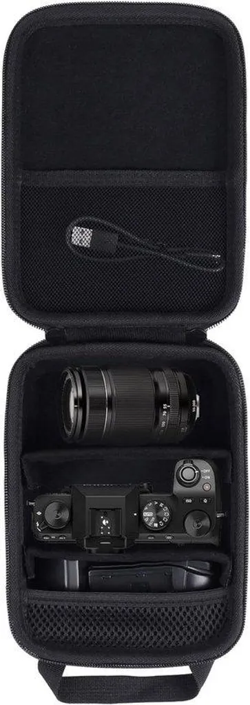 Boîtier appareil photo 15 cm noir antichoc pour éviter rayures et casses