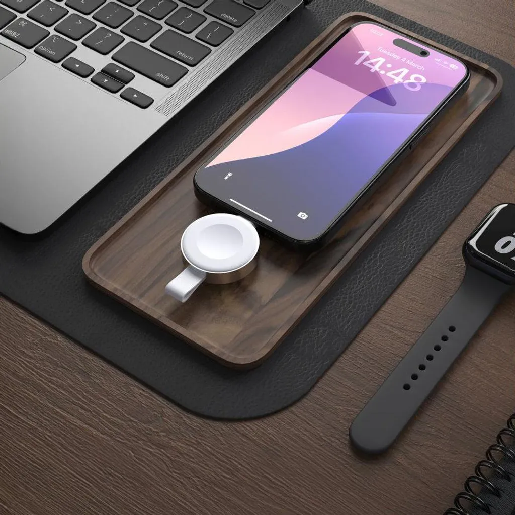 Station de charge sans fil Fixed Orb 2 pour Apple Watch coloris blanc