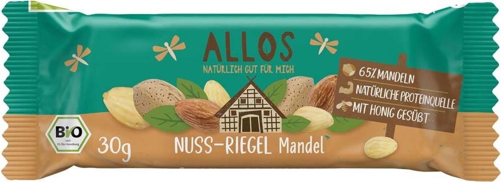 Allos Nuss-Schnitte Mandel 30g Produktbild 