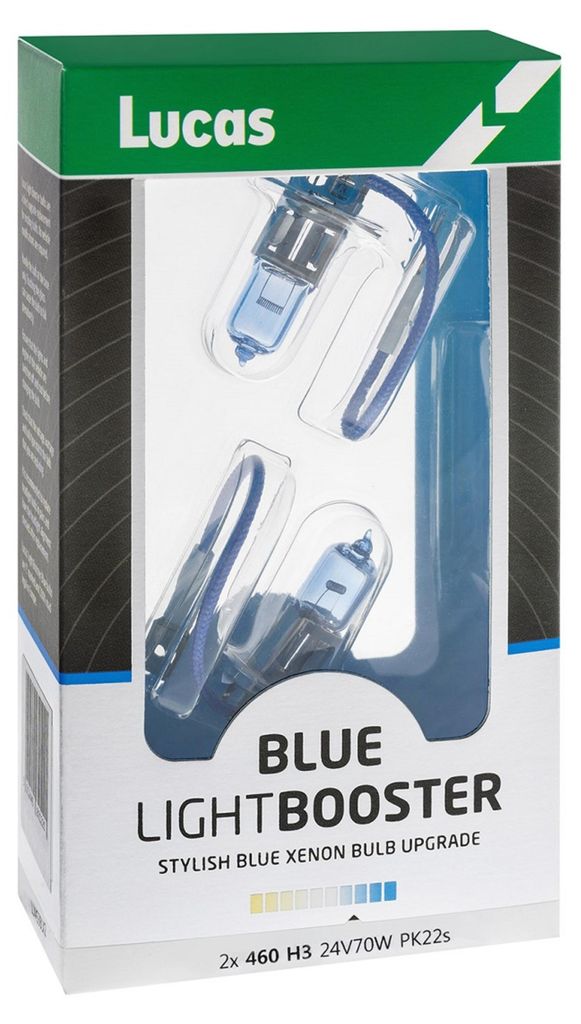 Lucas H3 Lightbooster 70W 24V Pk22s Set mit 2 LLX460BLX2