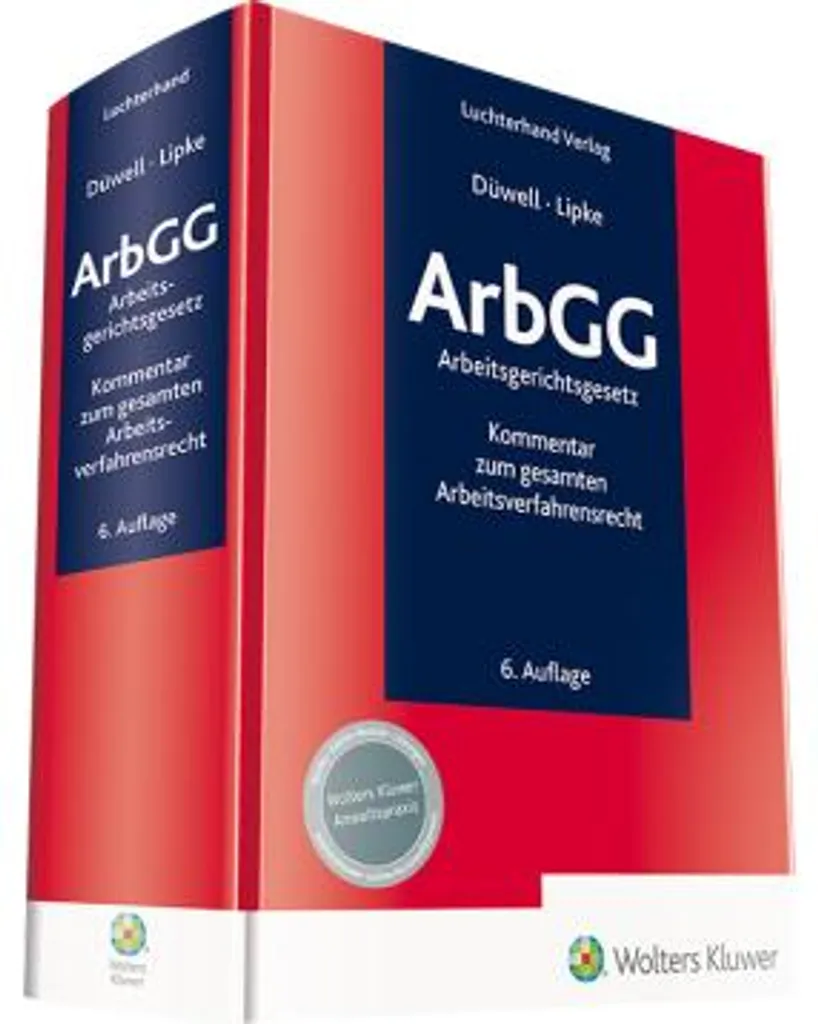 ArbGG Kommentar Version Intégrale Jurisprudence Droit du Travail - 2