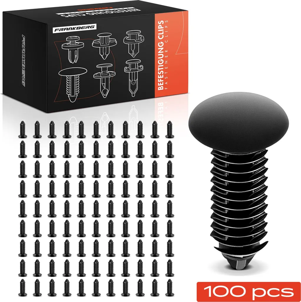 Fixez vos Garnitures de Coffre BMW avec 100 Clips Antibruit E46 E90 E36