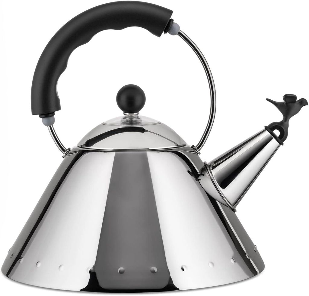 Alessi 9093 B Wasserkessel mit Griff Edelstahl vogelförmige Obrázok produktu 