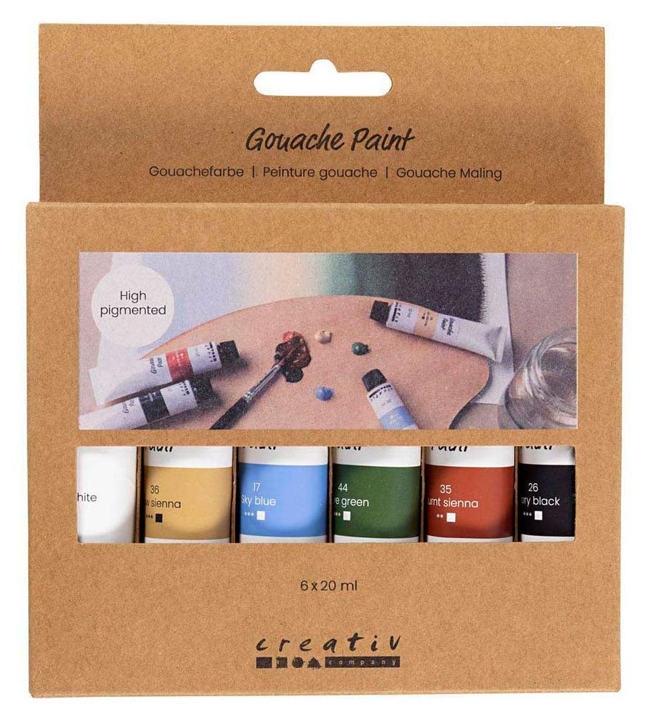 Creativ Company 35620, Gemischte Farben, Gouache, 6 Produktbild 
