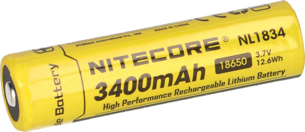 Nitecore NL1834 18650 3400mAh 3,7V Akku Produktbild 