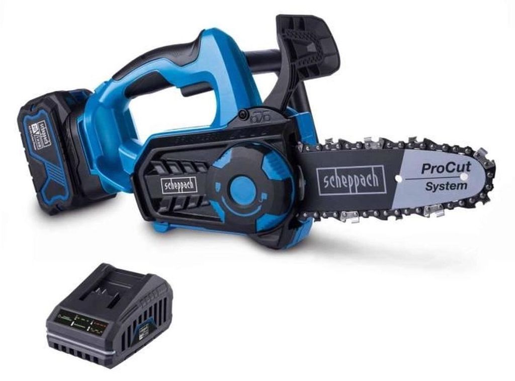 Scheppach BC-TCS200-X Cordless Chainsaw - SET L - 20cm - Productafbeelding 