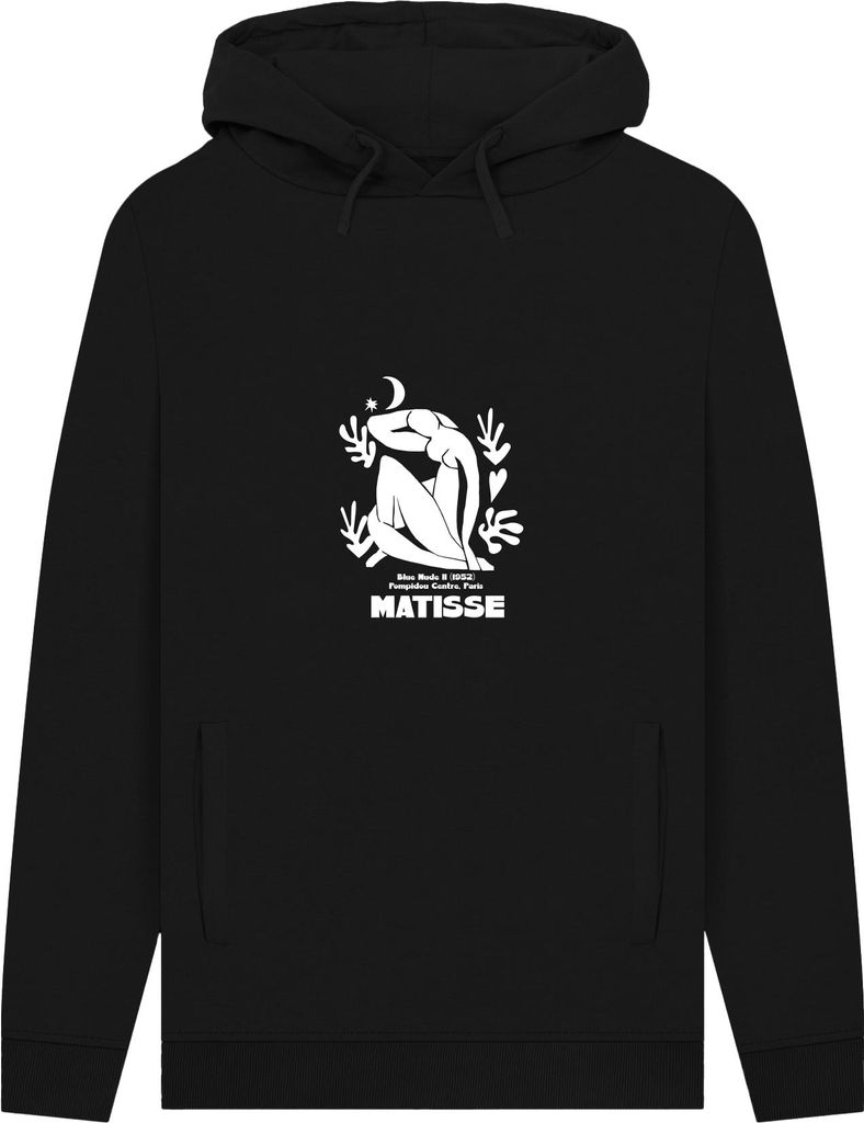 Apoh - "Blue Nude II" Kapuzenpullover für Herren/Damen Uni PN1317 (M) (Schwarz)