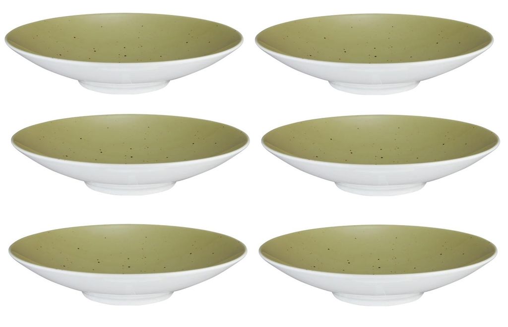 6 x Coupschale Tiefe Schüssel Oliv 26cm COUNTRY LIFE Produktbild 
