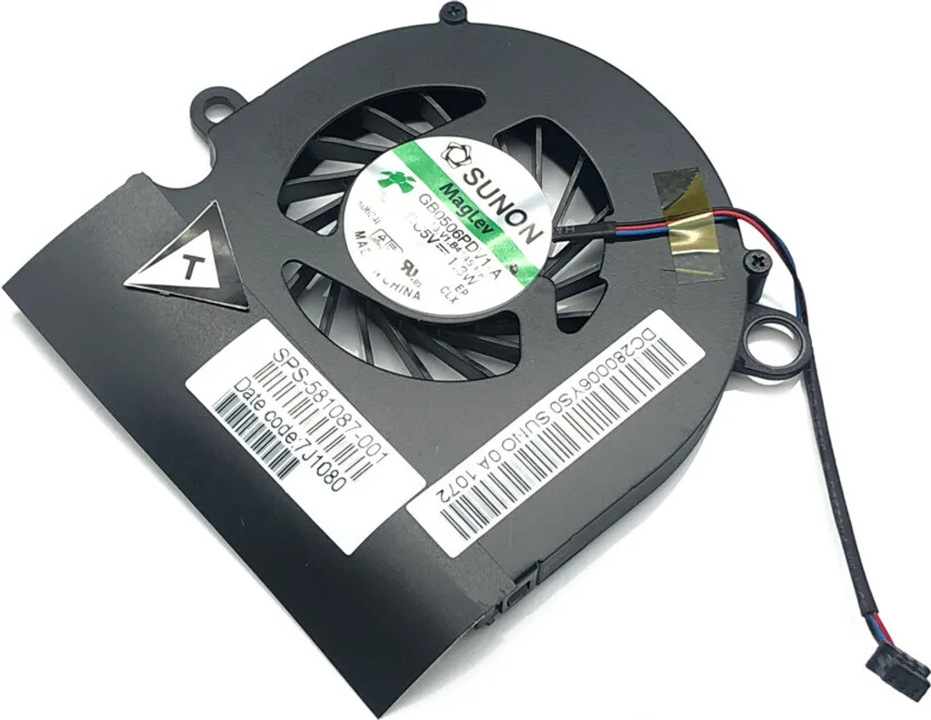 Ventola di ricambio compatibile con HP ProBook 5310M, GB0506PDV1-A, P/N: 581087-001