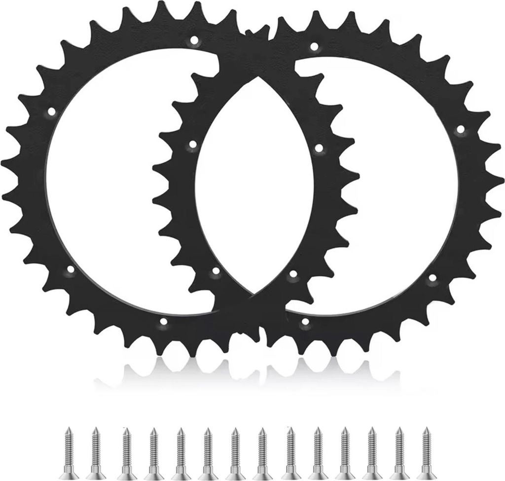 Stück 205 mm Rasenmäher-Anti-Rutsch-Spikes Roboter-Rasenmäher-Spikes Anti-Rutsch-Spikes mit Schrauben für Worx Landroid S/M Roboter-Rasenmäher