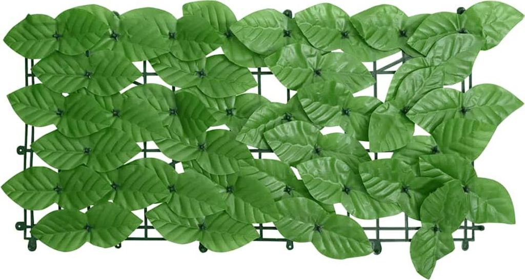vidaXL Balkon-Sichtschutz mit Grünen Blättern 200x75 cm