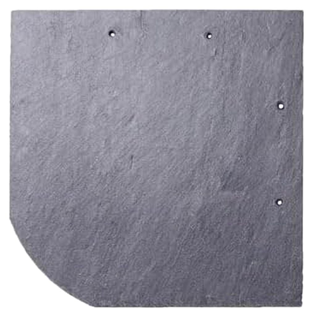 Naturschiefer Universal gelocht 20x20 cm (10 Stk.) Fassadenverkleidung Dachdeckung ökologisches Baumaterial