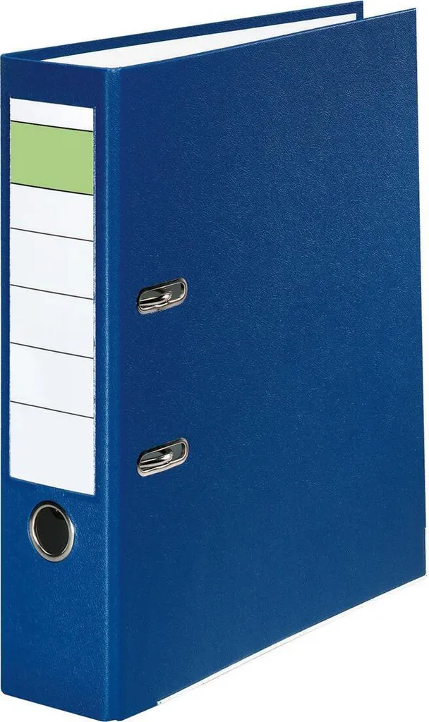 Lot de 20 Classeurs à Levier A4 Dos 80mm PP Bleu pour Bureau et Archive