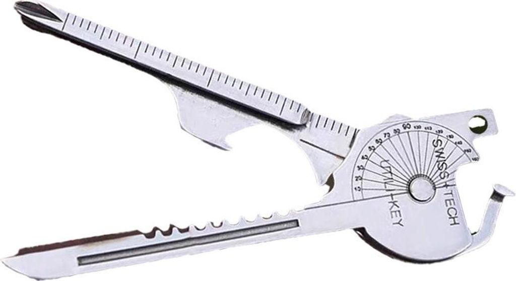 INF 8v1 multifunkční klíčenka - přenosný EDC gadget z oceli Obrázek produktu 
