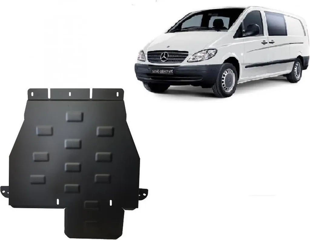 Évitez les casses de boîte auto sur Vito W639 4x4 avec ce blindage acier
