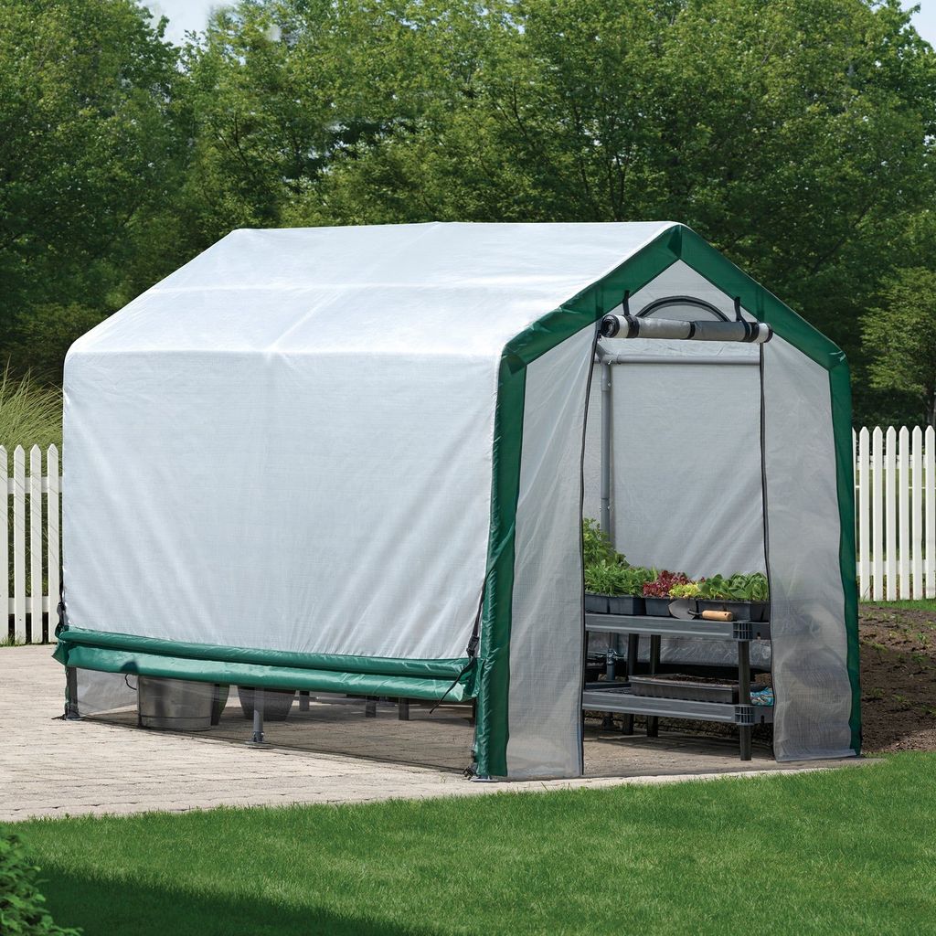 Szklarnia foliowa Shelter Logic, 4,32 m² biały/zielony 180 Zdjęcie produktu 