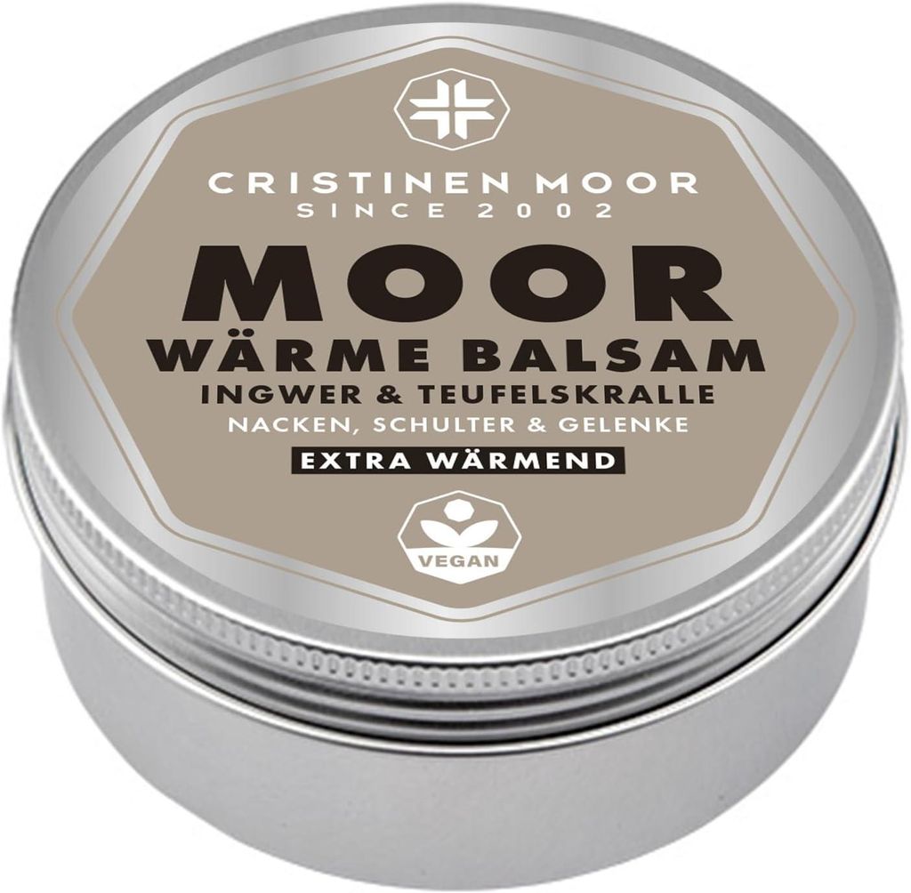 CristinenMoor Moor Wärme Balsam I Moorsalbe 200 ml mit Bio Produktbild 