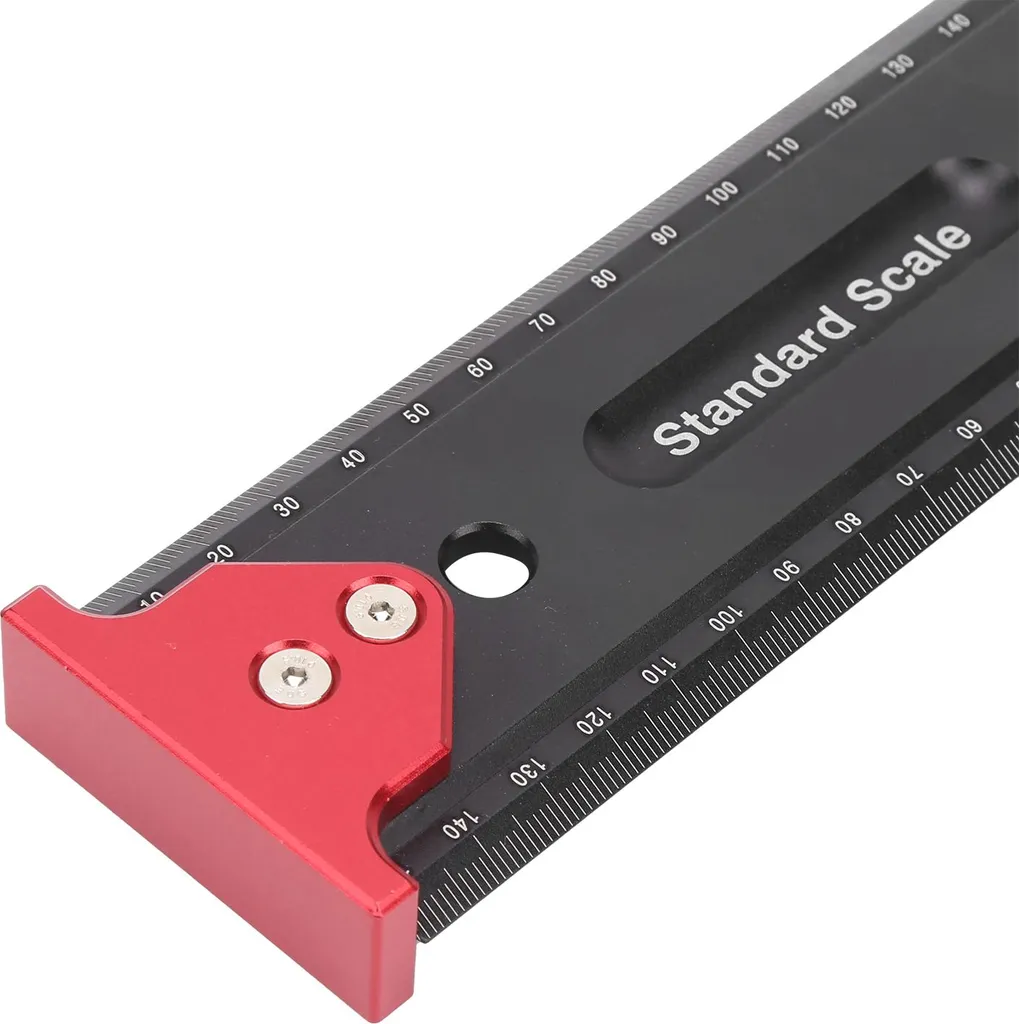 Équerre de traçage multifonctionnelle en aluminium pour menuisier - 12