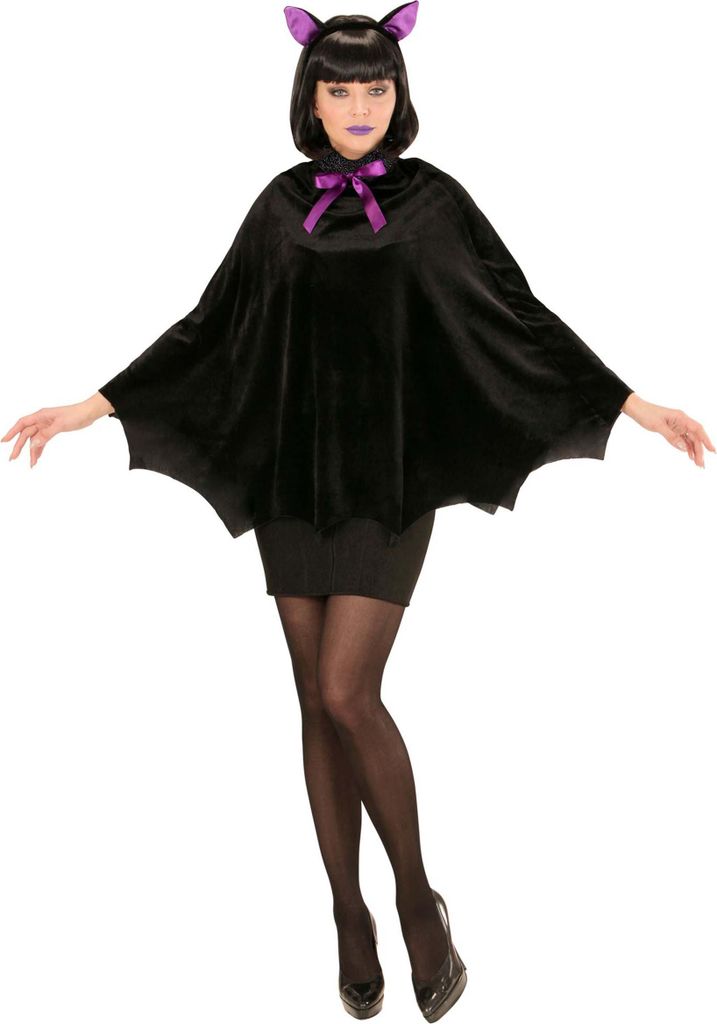Fledermaus Poncho mit Ohren Produktbild 