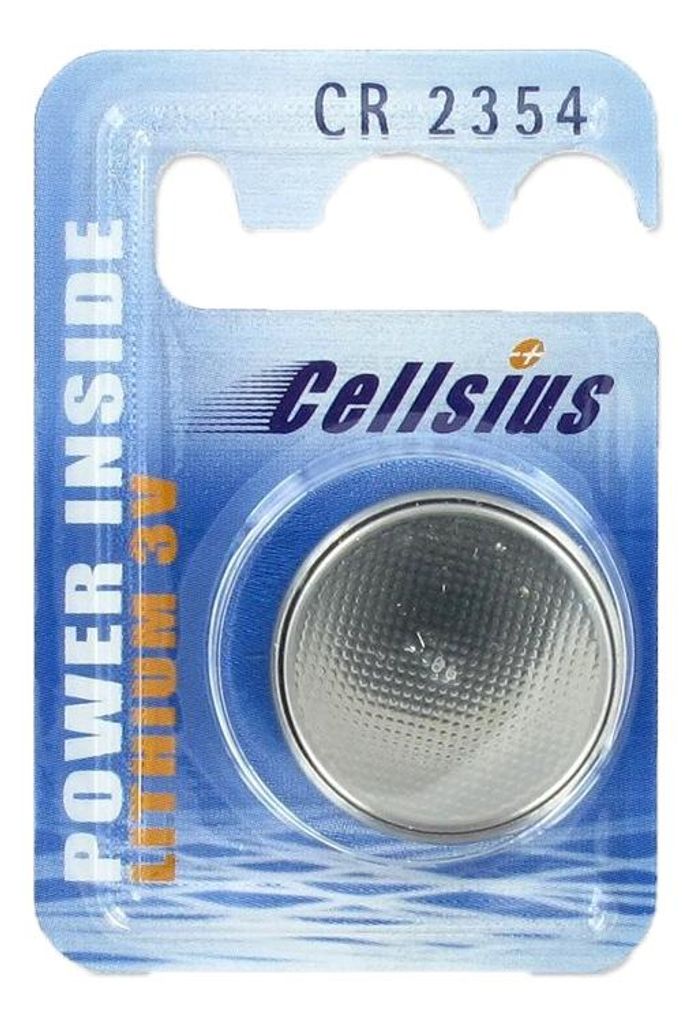 Batterie al litio Cellsius CR2354 3V 1er Pack in blister Immagine del prodotto 