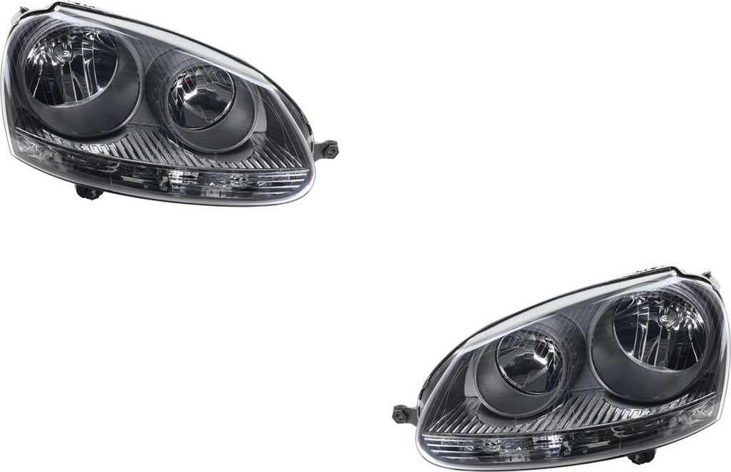 Johns, Scheinwerfer H7/H7 Links & Rechts Set passend für VW Jetta/Eos 1KM 08/05-12/10 1K6941005C 1K6941005D 1K6941005M 1K6941005A 1K6941029C