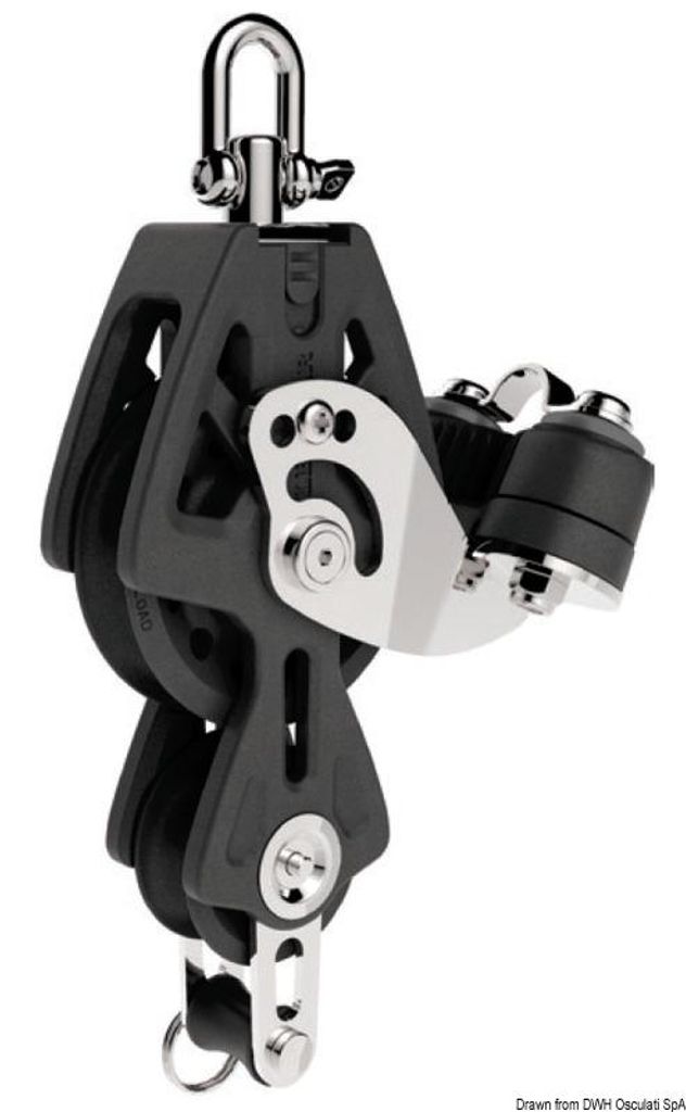 Synchro 60 Block mit Becket und Klemmen - Osculati 68.339.61