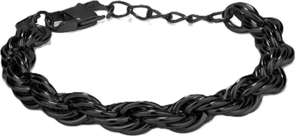 Radiant RH000099 Bracciale Uomo in Acciaio e Fibra - Design Moderno
