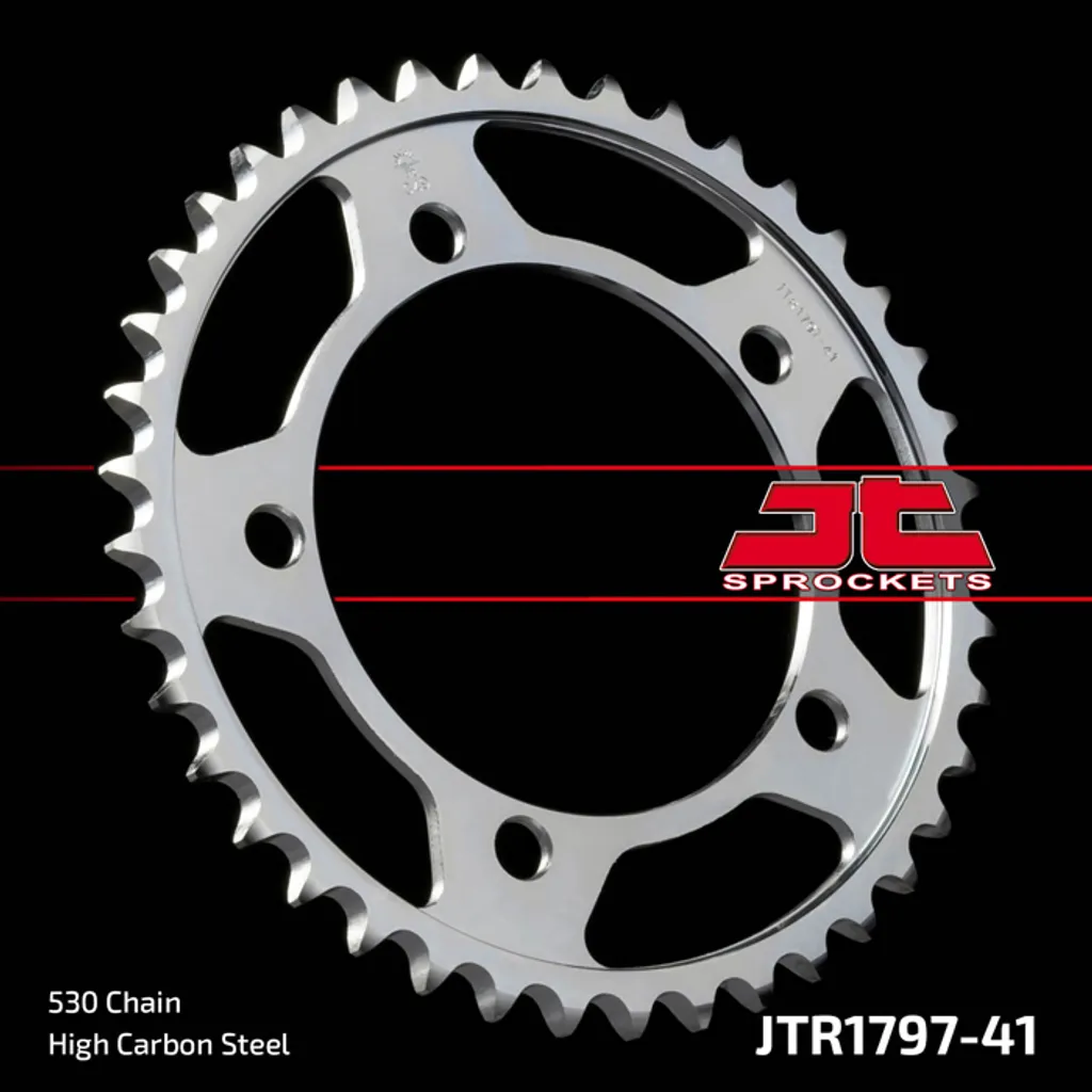 Couronne Kettenrad 41Z 530 SI Anti-Usure pour Transmission de Moto
