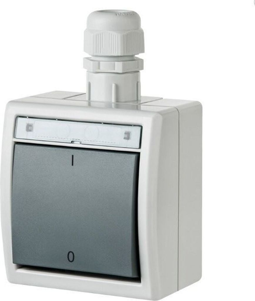 Aufputz AQUANT IP65 (IP65 Geräteschalter 2-polig 1203-65) Produktbild 