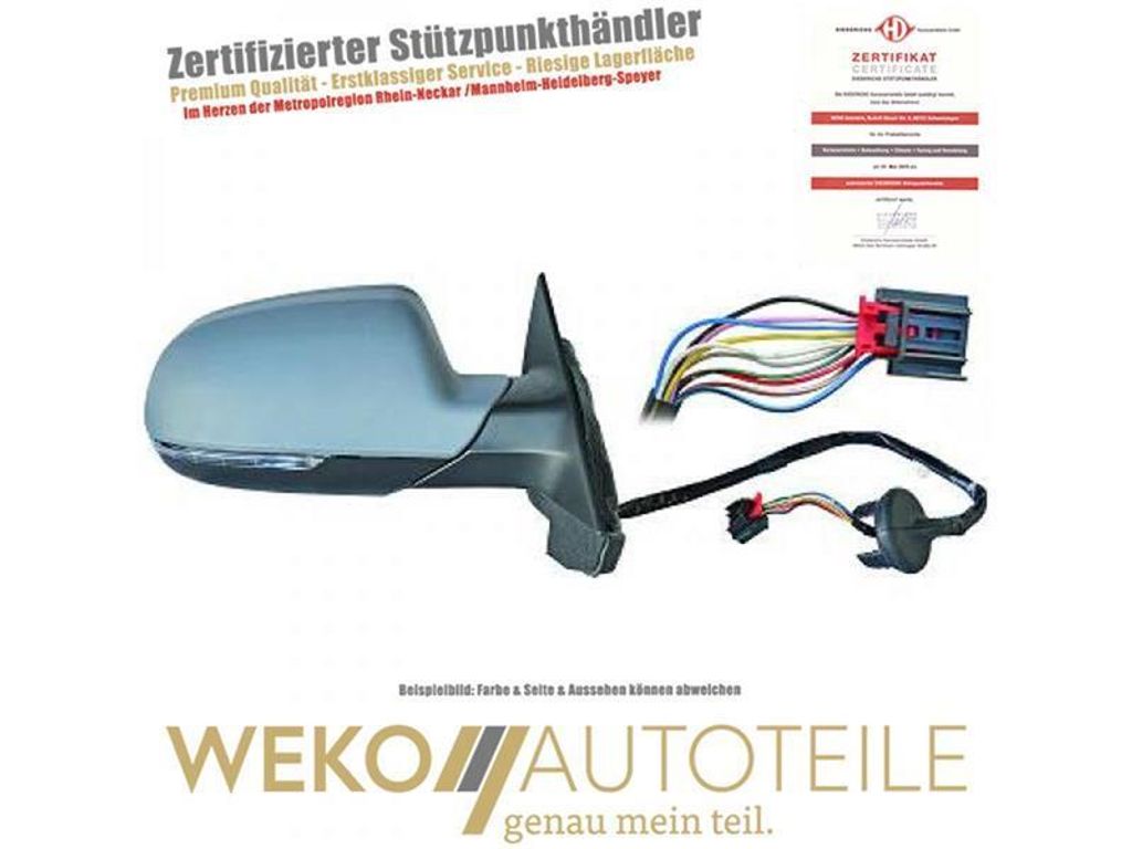 Außenspiegel links DIEDERICHS 1032625 für AUDI