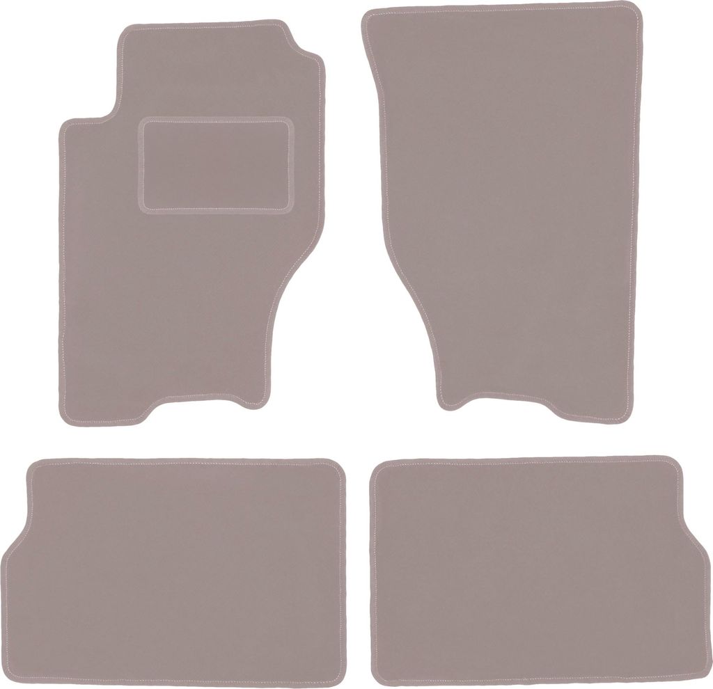 Velours-Autoteppiche für: Kia Sorento und SUV (2003-2009) Beige