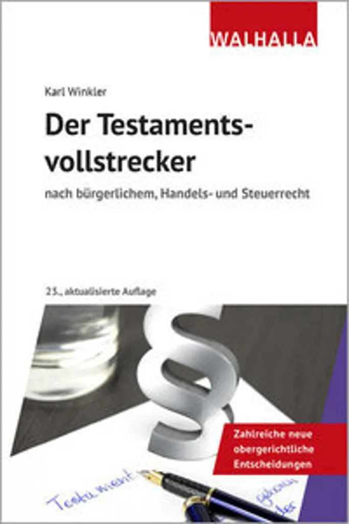 Roman Allemand Der Testamentsvollstrecker Idéal pour Lecteur Avancé
