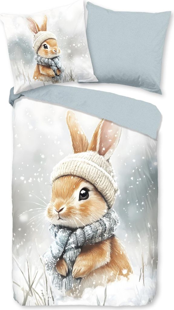 Good Morning Kinderdekbedovertrek "Idun" - Grijs - (135x200 Productafbeelding 