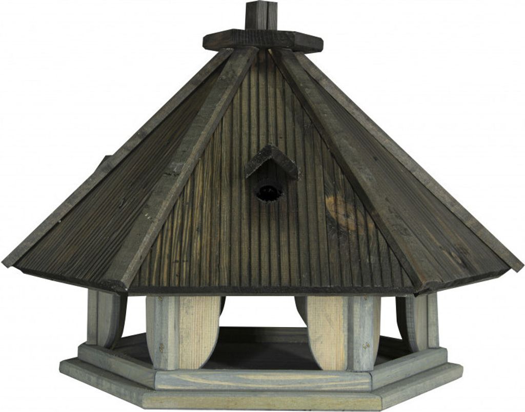 4iQ Massivholz-Vogelfutterhaus RUDZIK VIII 50x43x46,5 cm Produktbild 