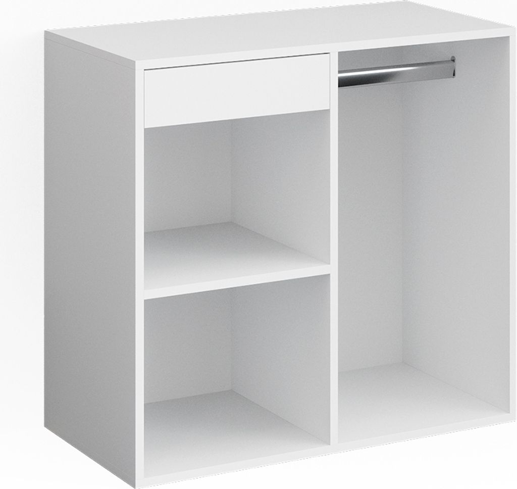 Anstellschrank Vicco Isabelle Weiß 80.1 x 75 cm, Model Produktbild 