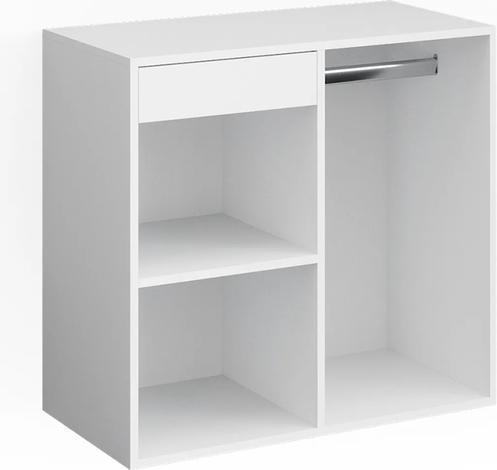 Armoire de bureau Vicco Isabelle blanc 80 cm - Rangement dossiers pro