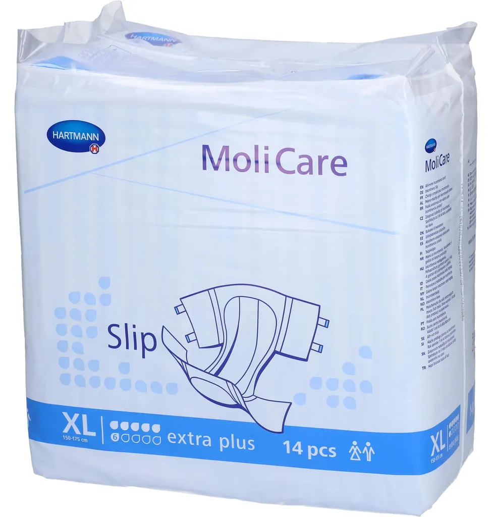 Slip Incontinence 6 Gouttes MoliCare Extra Hartmann - 14 Changes - 5