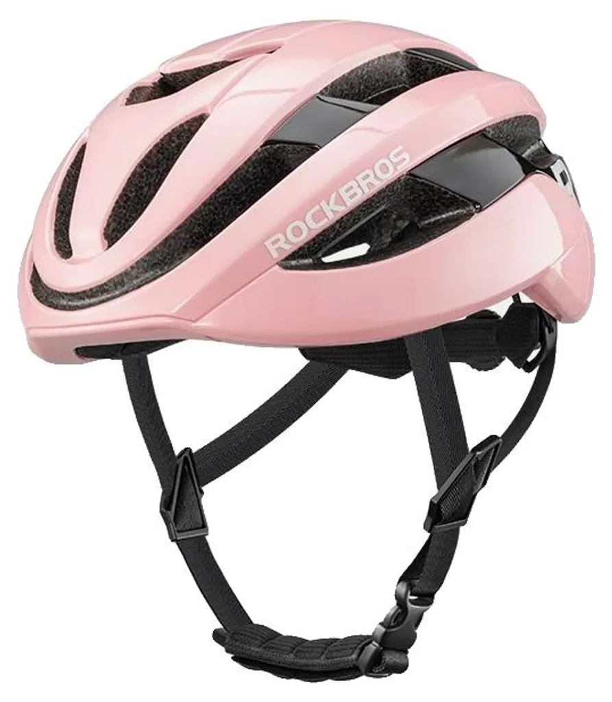 Casque vélo monobloc ultra-léger rose clair M - Haute résistance aux chocs