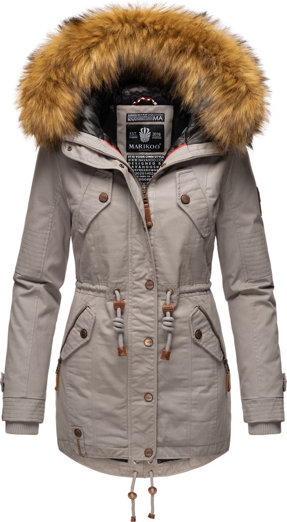 Marikoo La Viva Princess Eleganter Damen Winter Parka mit Produktbild 