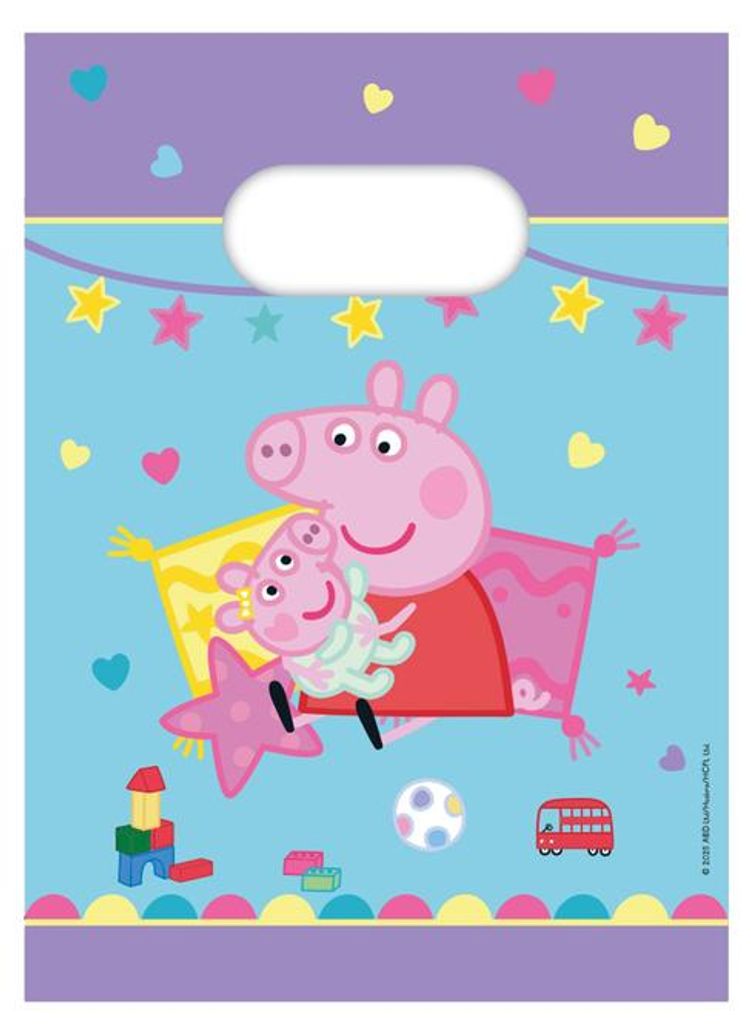 Peppa Wutz - 4 Partytüten - aus Papier