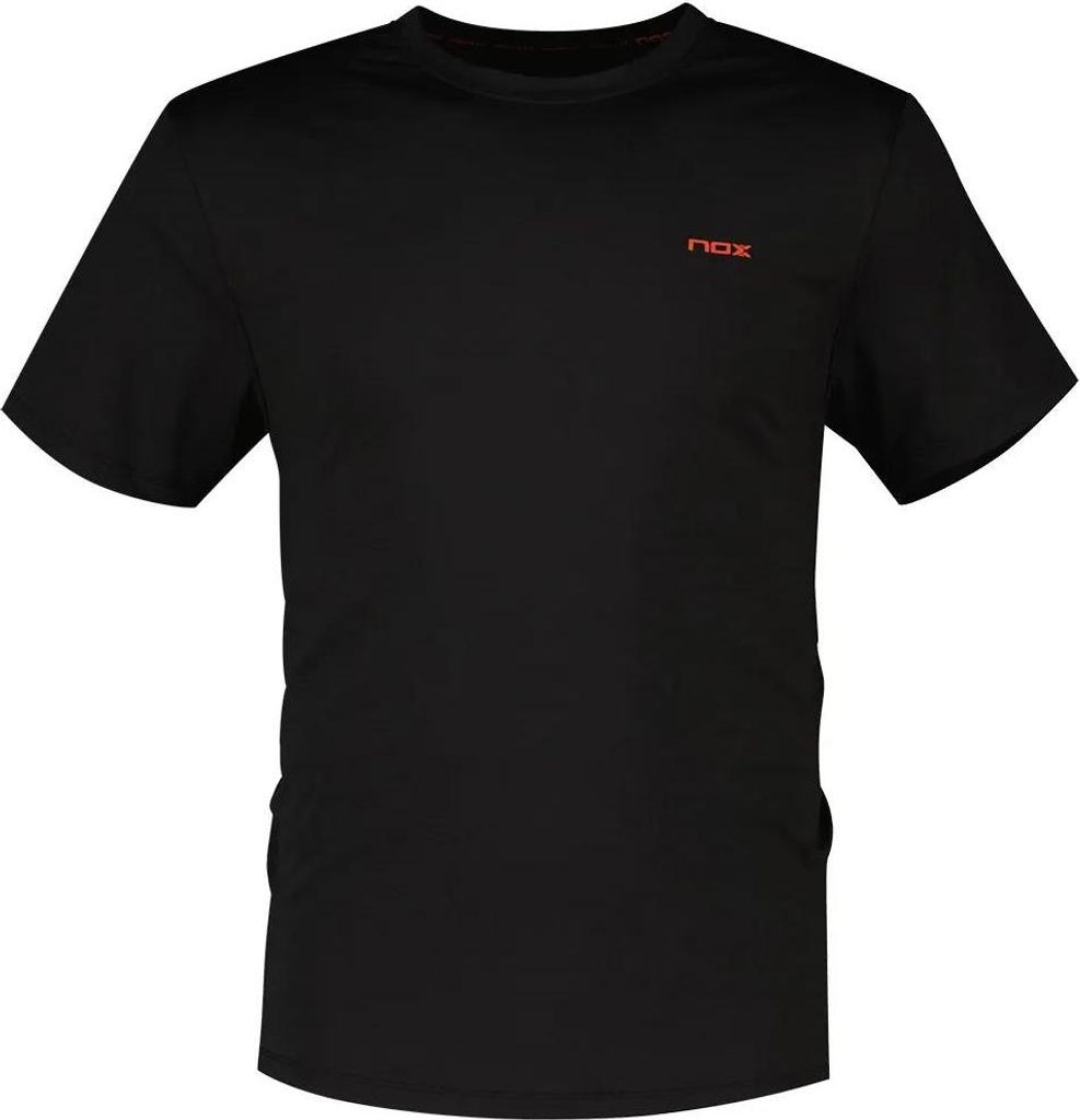 Nox Team Regular Kurzarm-t-shirt Schwarz 2XL Mann Schwarz 2XL