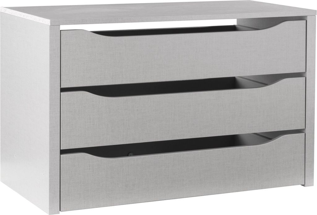 Schubkasteneinsatz - Grau - B 88 cm - Texline Nachbildung - Produktbild 