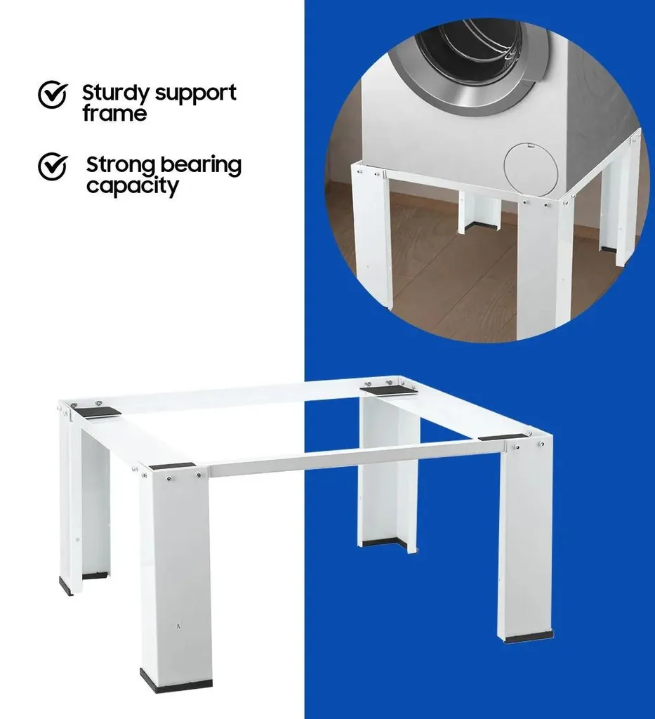 Support pour lave-linge réglable - Socle universel robuste avec fixation - 7