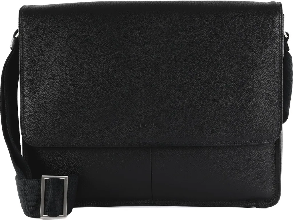 Sac Business Cuir Noir PICARD Milano : Rangez vos Dossiers sans les Plier
