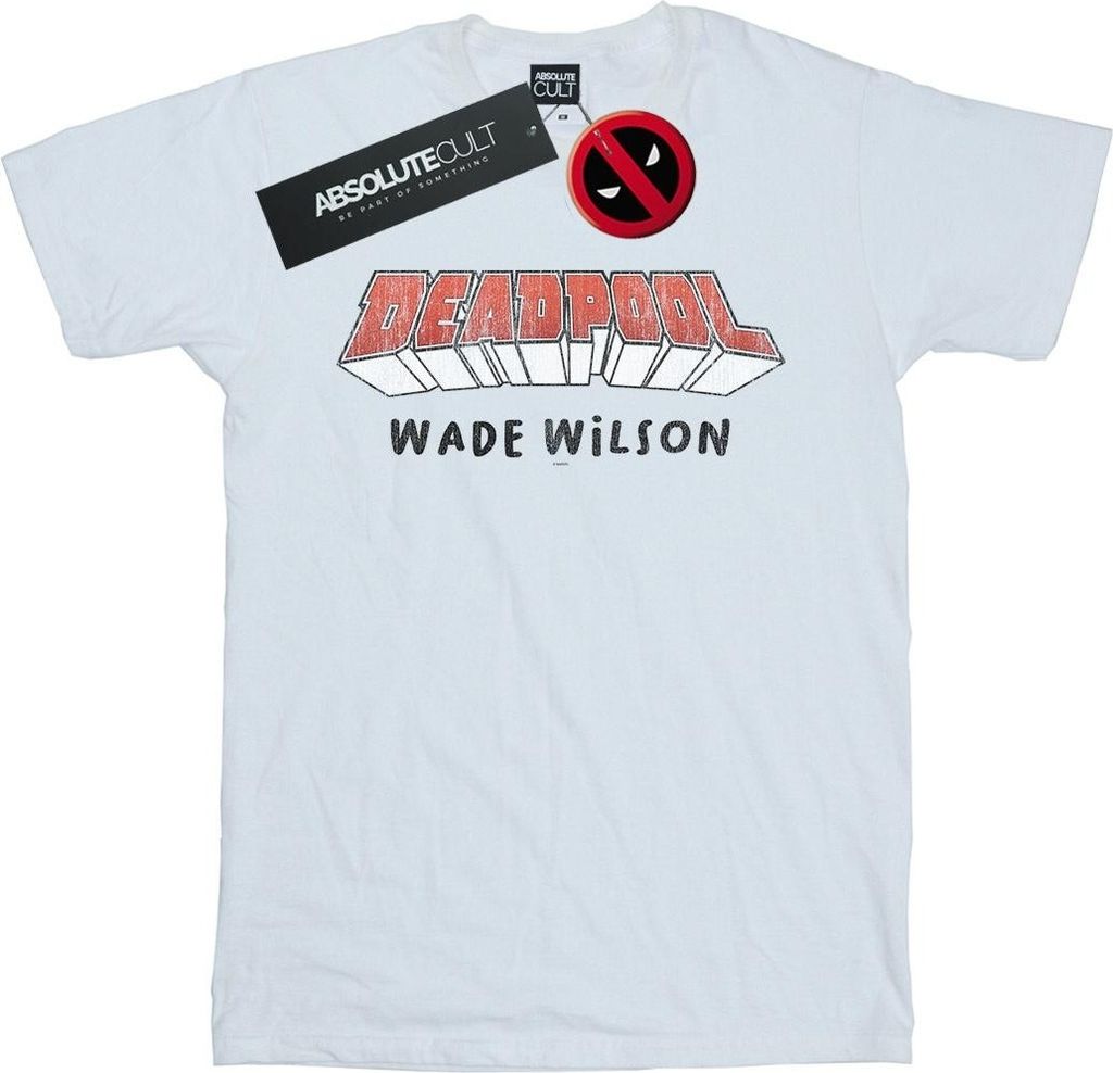Marvel - "AKA Wade Wilson" T-Shirt für Herren BI22989 (XXL) (Weiß)