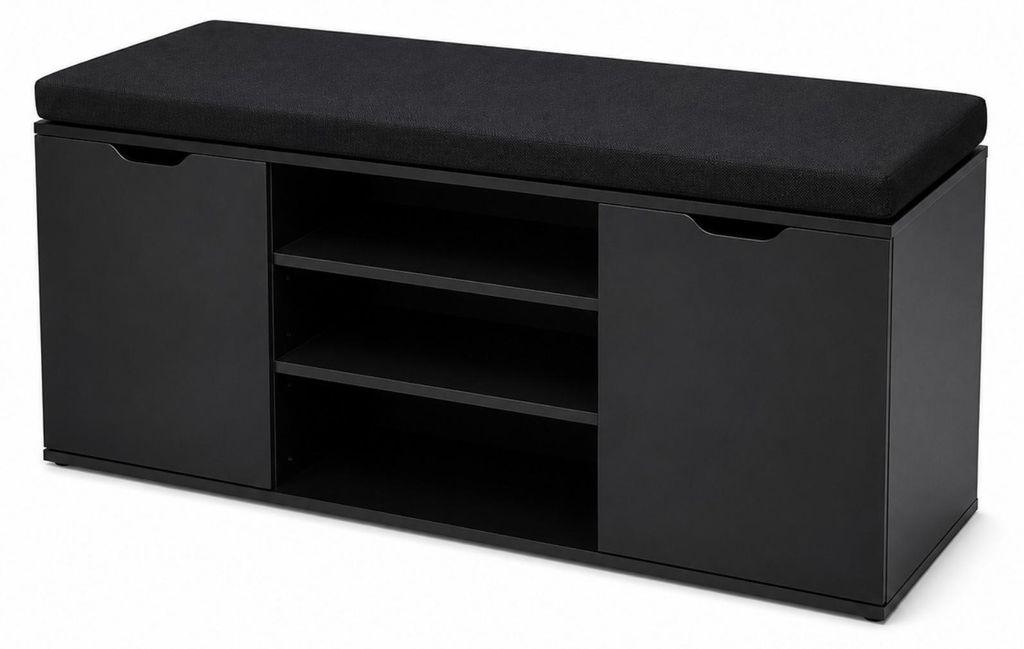 Schuhschrank mit Sitzfläche PORTA, 103 x 30 x 46 cm Produktbild 