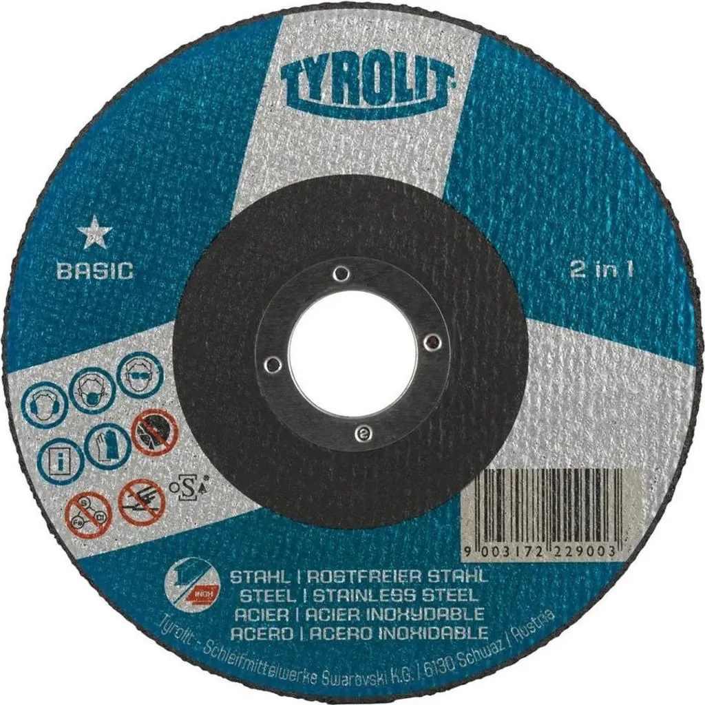 STOCK DISCHI TYROLIT 230mm | Prezzo Shock Disco Taglio 2in1 Acciaio