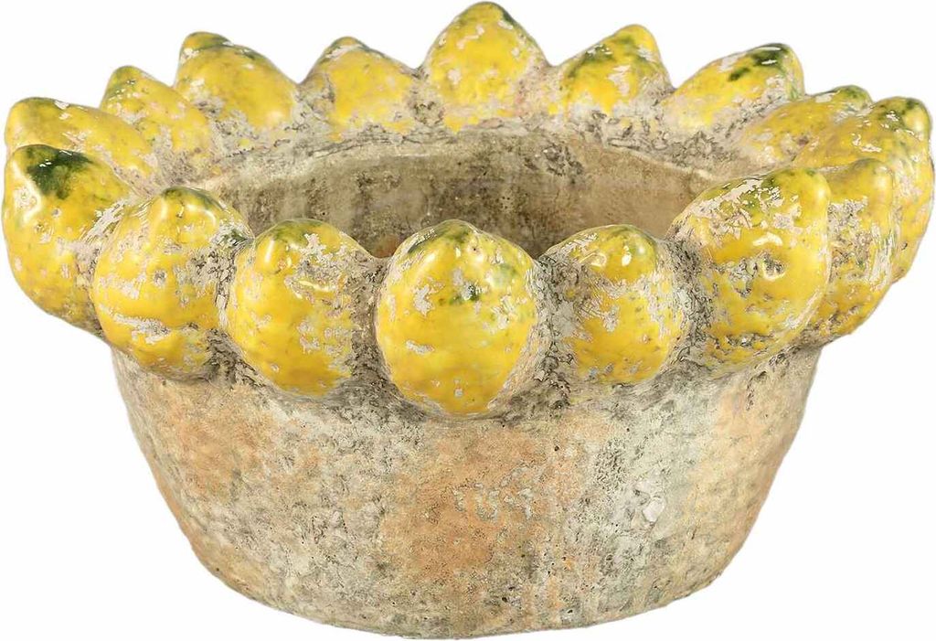 PTMD - Fruchtschale - Gelb - 30x30x15cm