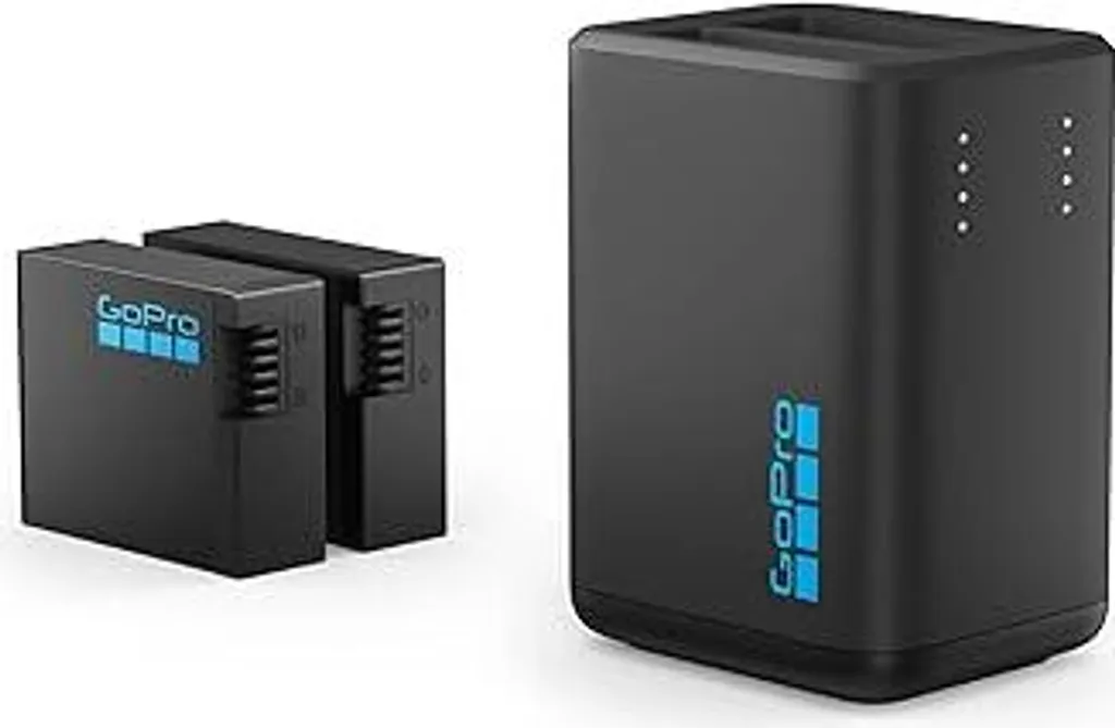 Caricatore doppio GoPro + 2 batterie Enduro (HERO13 Black) - Accessori ufficiali GoPro